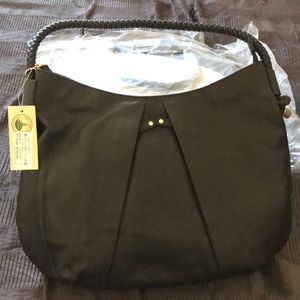 Auberdine Cast Black Clark’s purse.